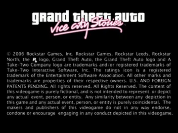 Grand Theft Auto - Vice City Stories screen shot title